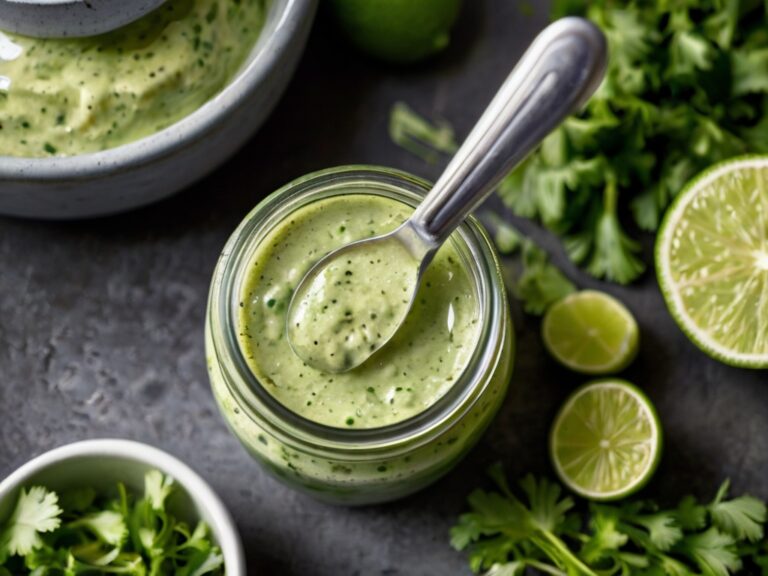 PB2 Low-Fat Cilantro Lime Crema Sauce